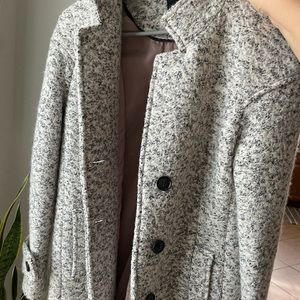 Lucky Brand Grey Pea Coat sz x-small